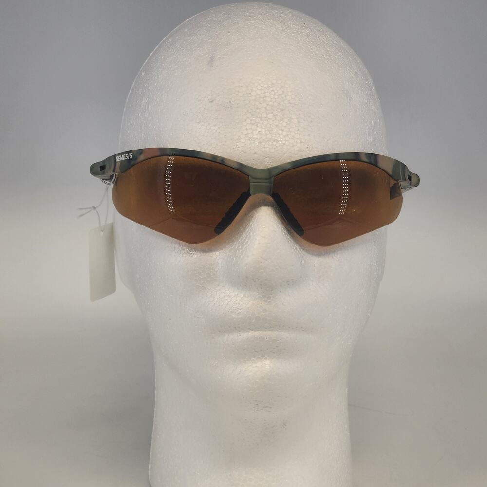 Jackson Nemesis Safety Glasses Copper Lens Camo Half Frame Model 3011375 NOS